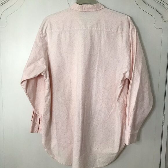 Vintage Organically Grown by Arpeja Peach 100% Cotton Women's Button Shirt SizeL - Picture 2 of 5
